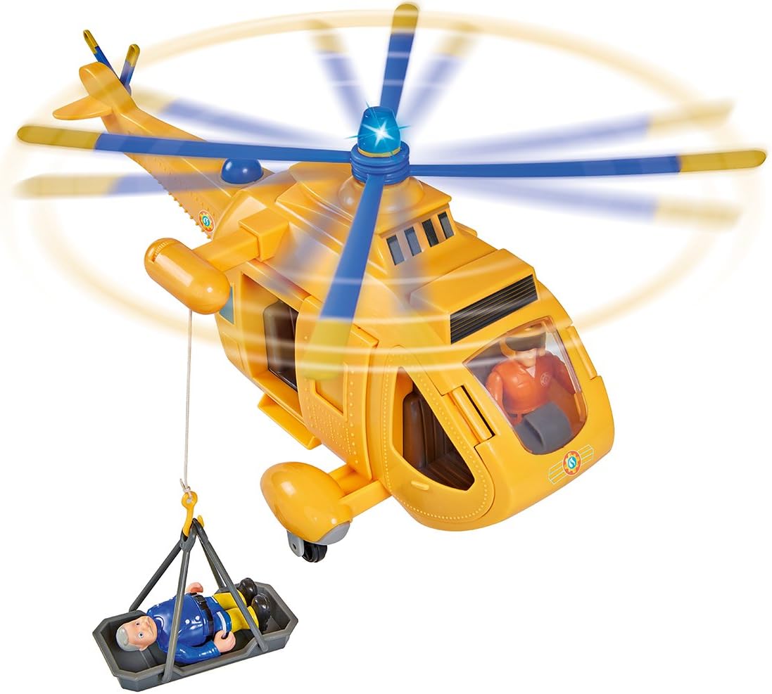 Fireman Sam Helicopter Wallaby II with Pilot Tom
