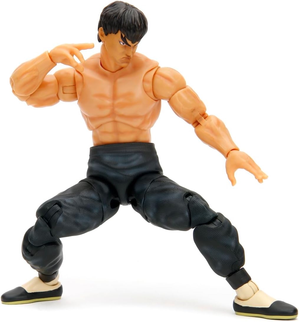 Jada Street Fighter II Fei Long 6" Action Figure