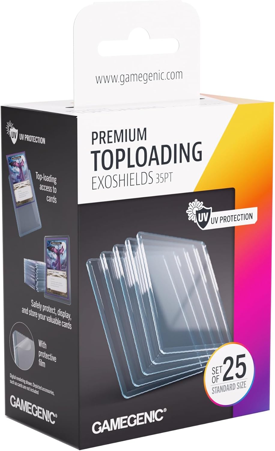 Gamegenic Premium Toploader Exoshields 25 Pack