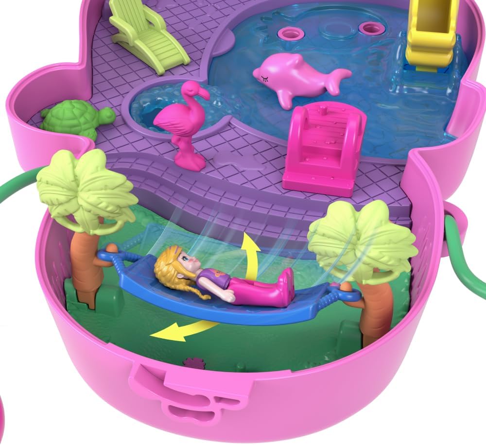 Polly Pocket Compact Momma Monkey and Baby