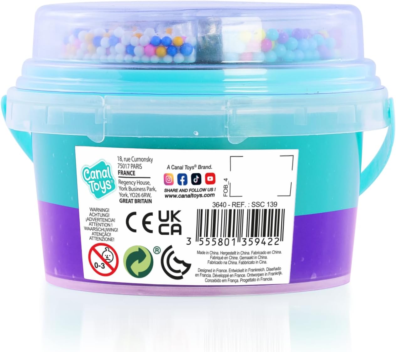 So Slime Mix in Slime Bucket