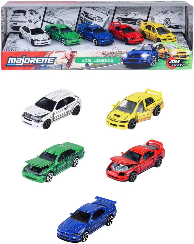 Majorette JDM Legends Anime 5 Pieces Giftpack