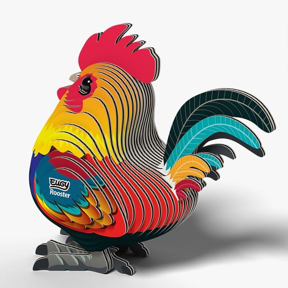 EUGY Rooster 3D Puzzle