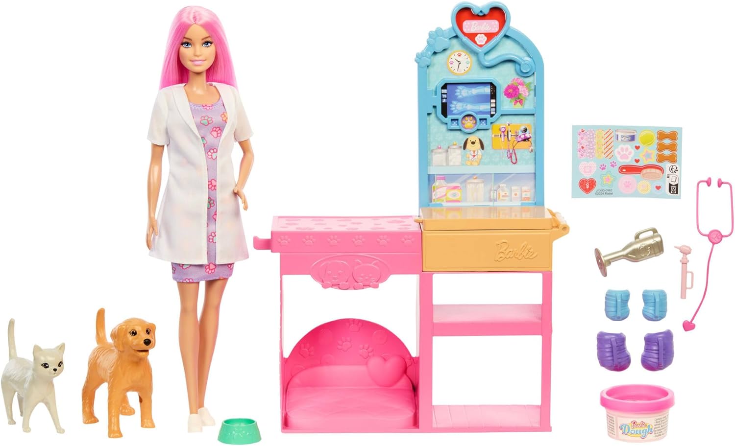 Barbie Fast Cast Veterinarian Clinic Playset