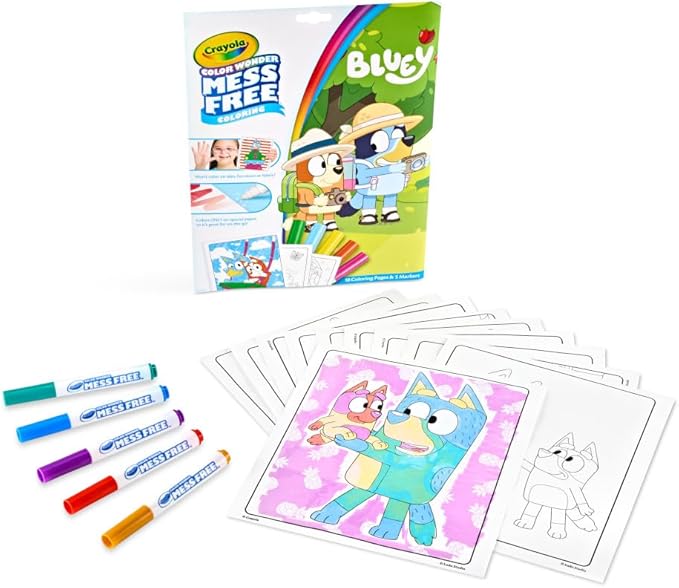 Crayola Bluey Mess Free Colour Wonder