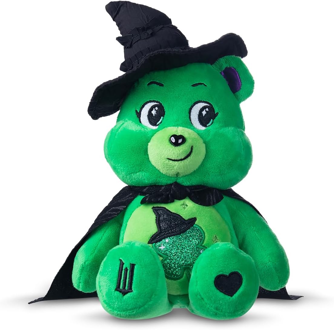 Care Bears x Wicked Good Luck Bear as Elphaba 22cm Plush