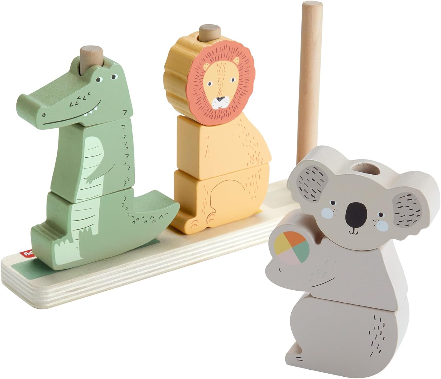 Fisher Price Wooden Stack & Sort Animals