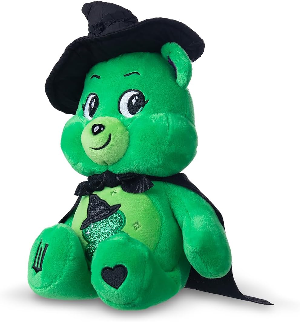 Care Bears x Wicked Good Luck Bear as Elphaba 22cm Plush