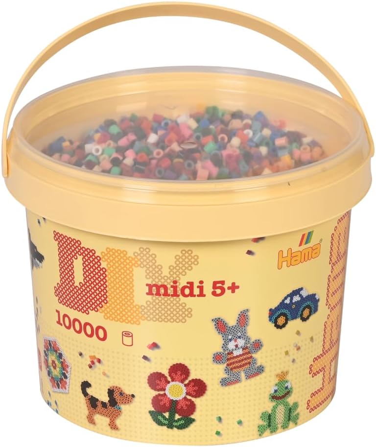 Hama Beads 10000 Bead Bucket Set
