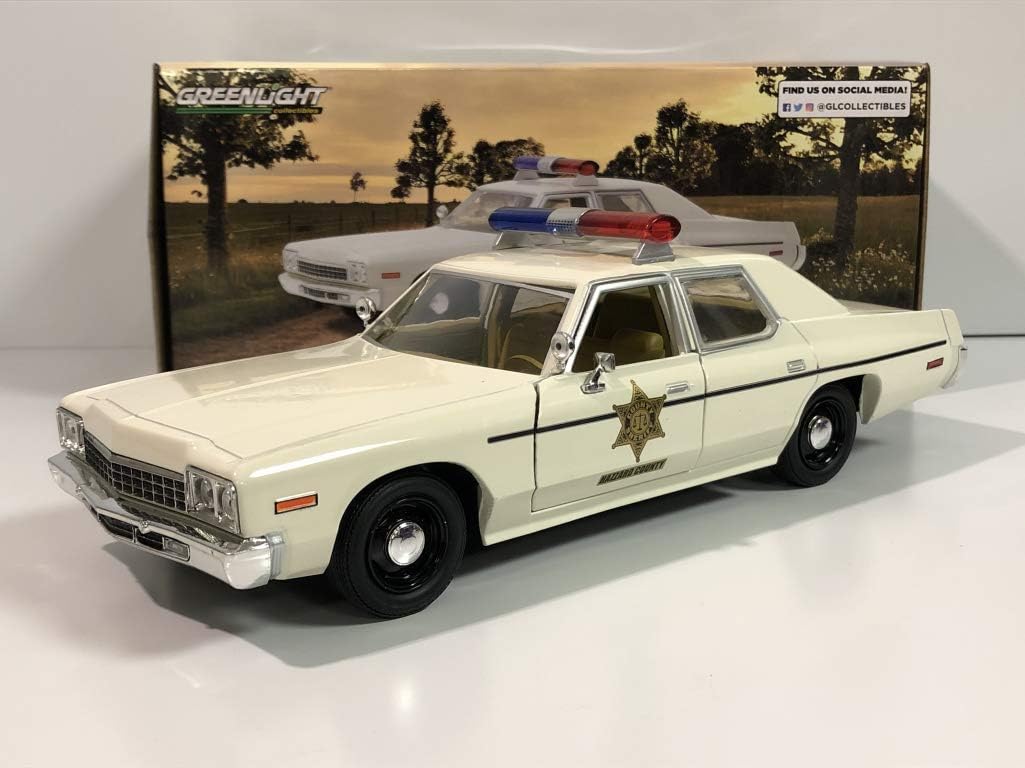 Greenlight 1975 Dodge Monaco County Sheriff 1:24 Scale Die Cast Model