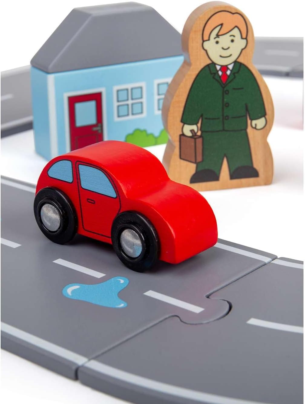 Wooden Figure of 8 Roadway Playset