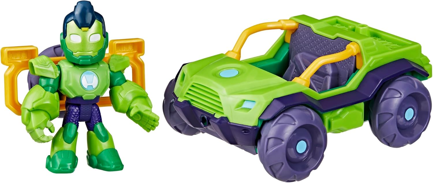 Iron Man and His Awesome Friends Figure & Vehicle Iron Hulk Racer Pack