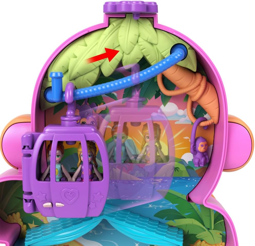 Polly Pocket Compact Momma Monkey and Baby