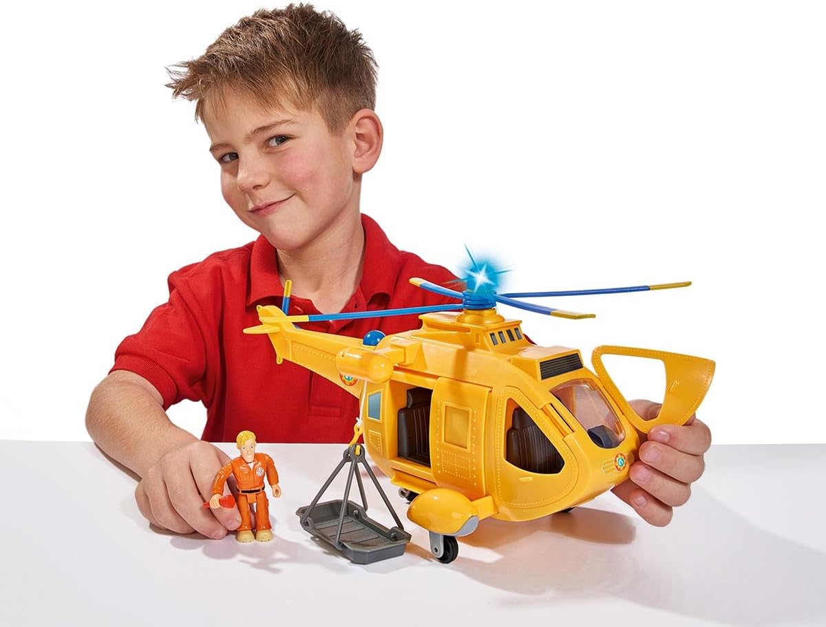 Fireman Sam Helicopter Wallaby II with Pilot Tom