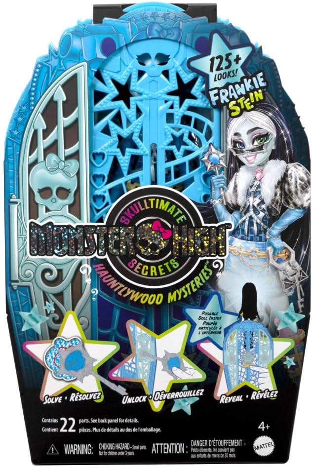 Monster High Skulltimate Secrets Hauntlywood Mysteries Doll, Frankie Stein