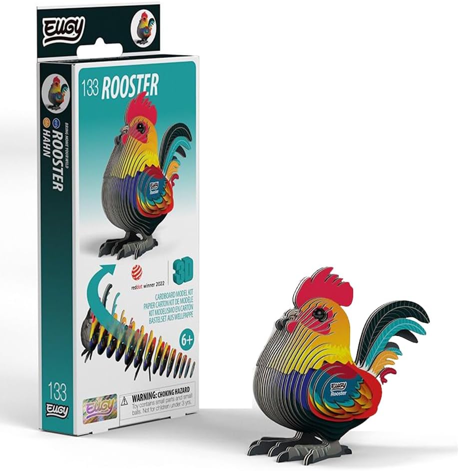 EUGY Rooster 3D Puzzle