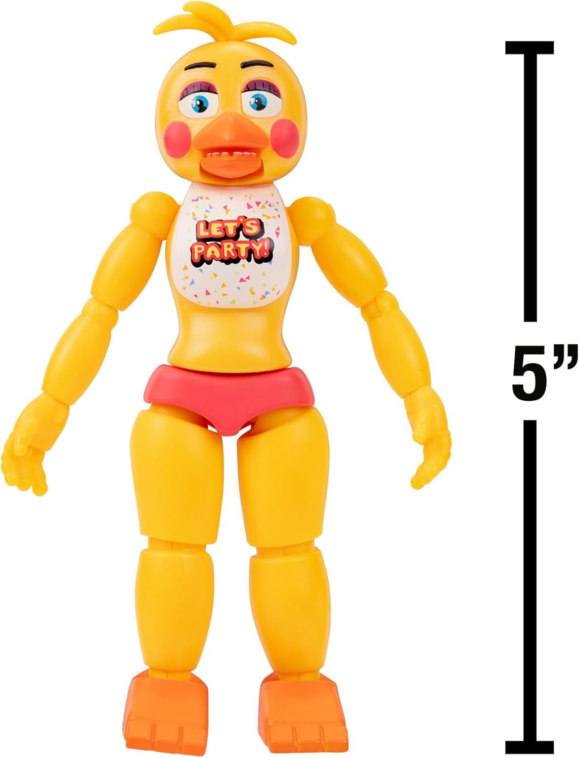 Five Nights at Freddy's Action Figure Chica with Glow in The Dark Eyes 12.5cm
