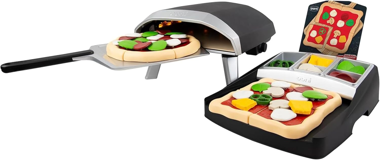 Casdon Toy Ooni Pizza Oven and Toppings Station