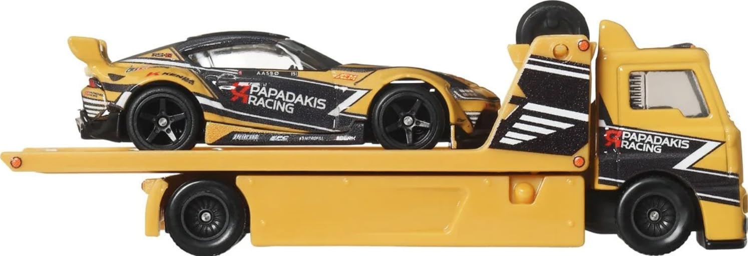 Hot Wheels Premium Team Transport '20 Toyota GR Supra & Fleet Street 2 Pack