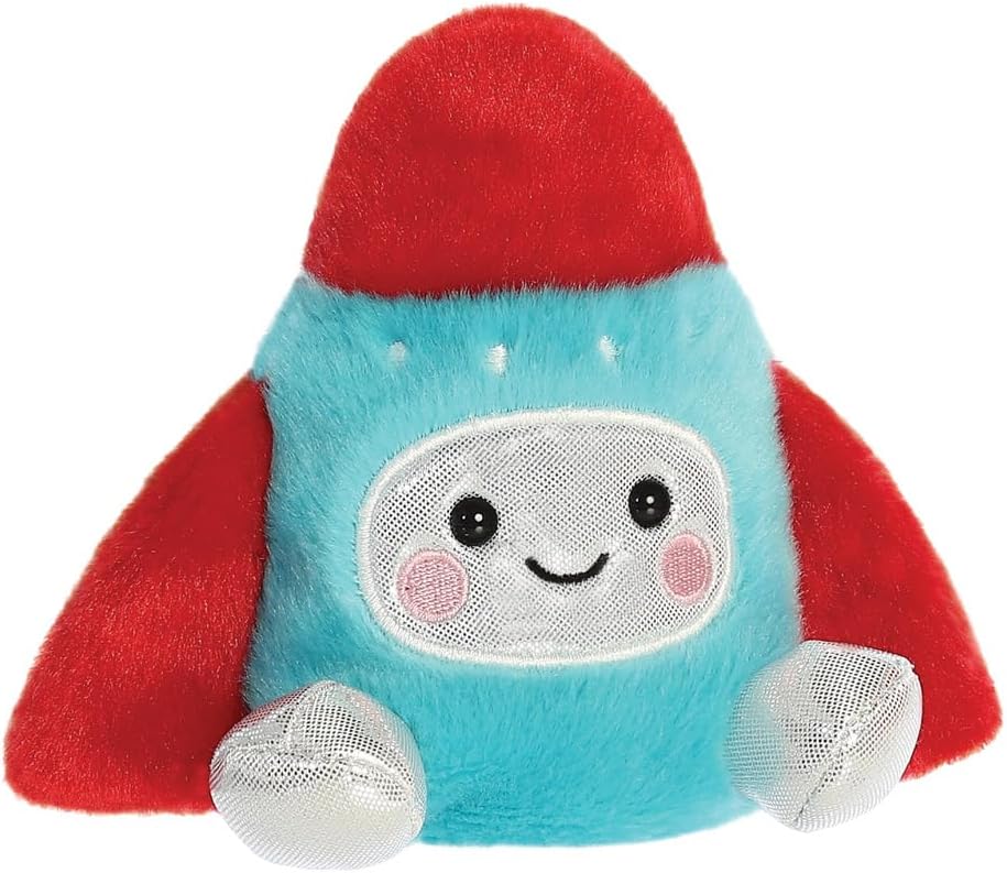 Palm Pals Mars Rocket Ship 12cm Soft Toy