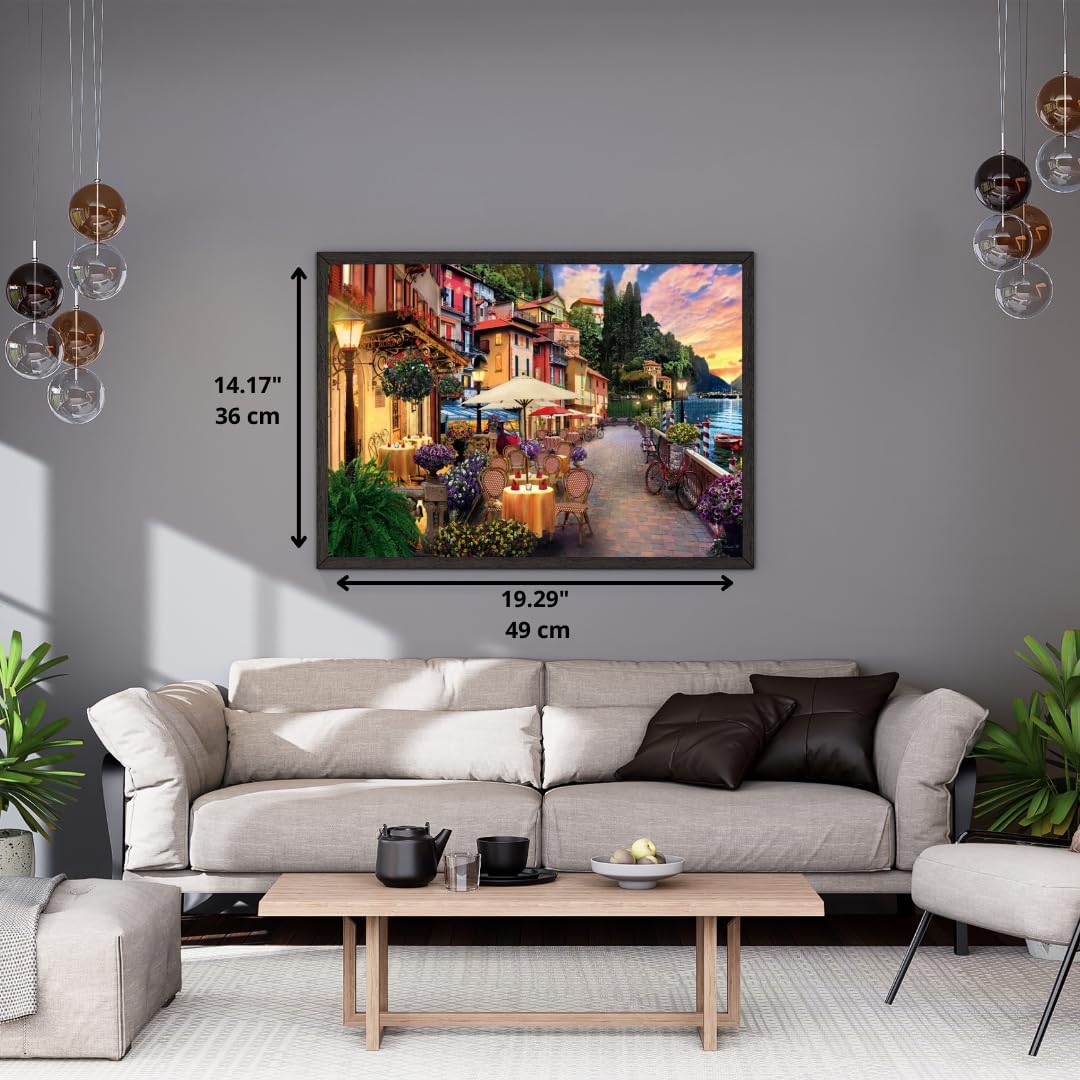 Clemintomi Lake Como 500 Piece Puzzle High Quality Collection