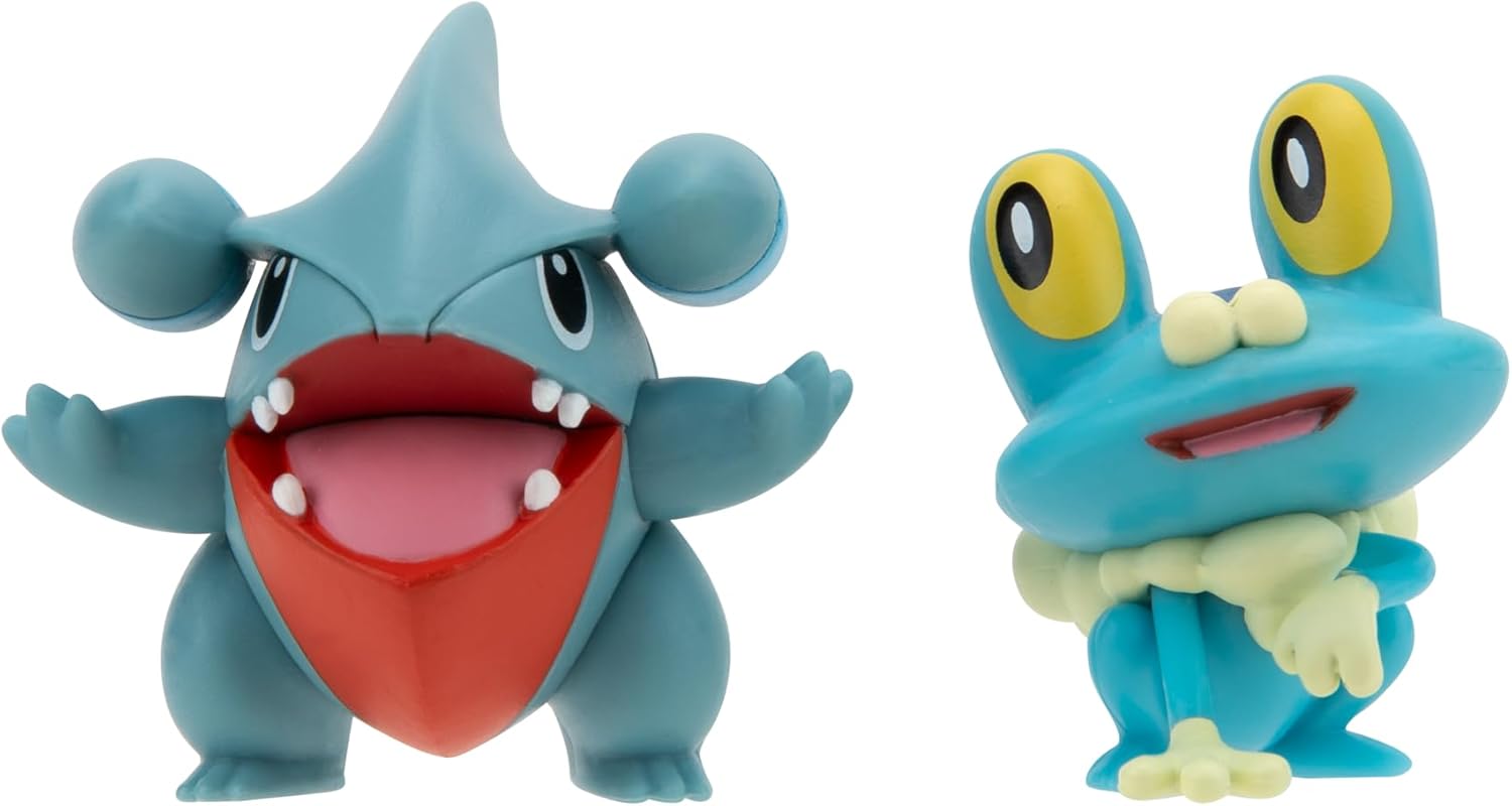 Pokemon Froakie + Gible Battle Figure