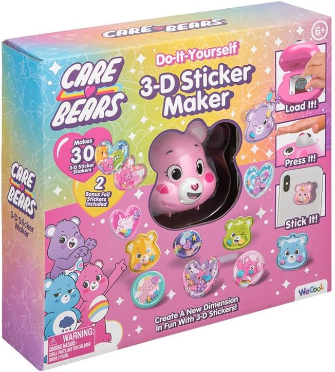 Care Bears Do It Yourself 3D Sticker Maker