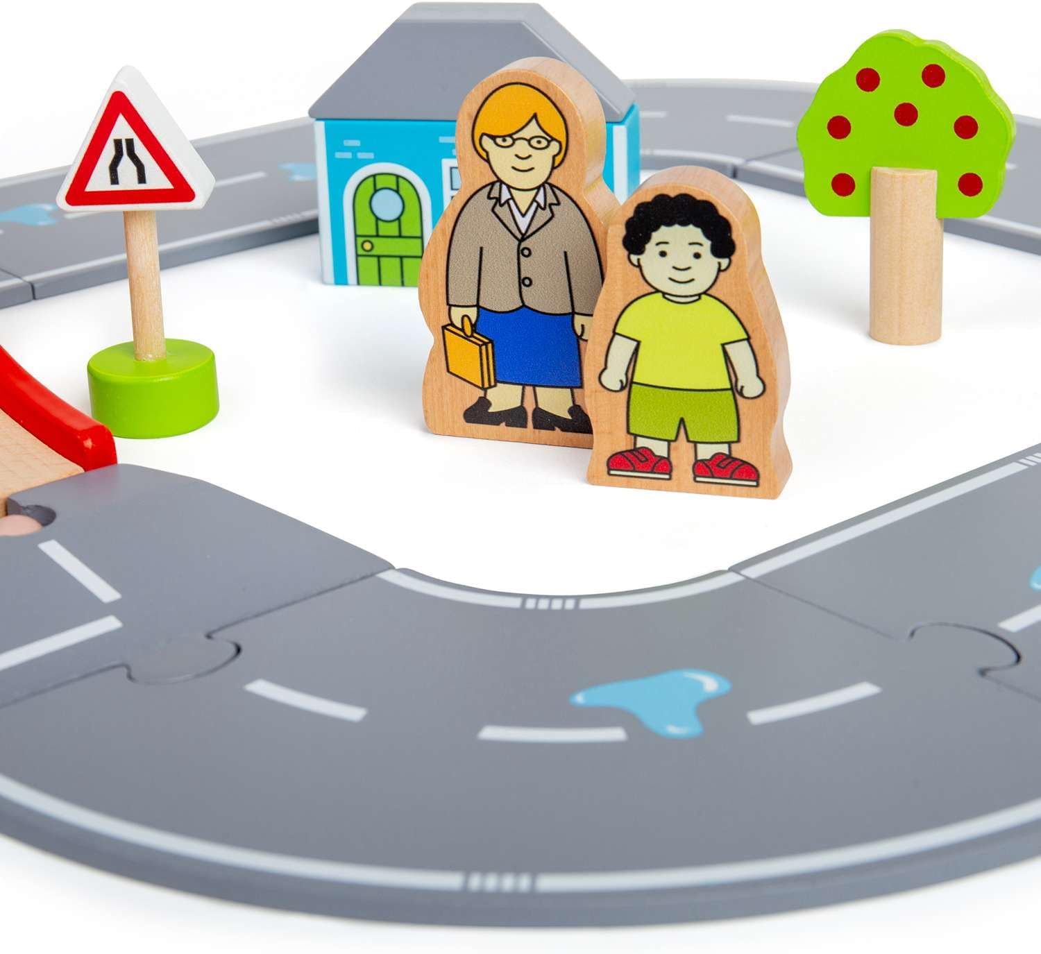 Wooden Figure of 8 Roadway Playset