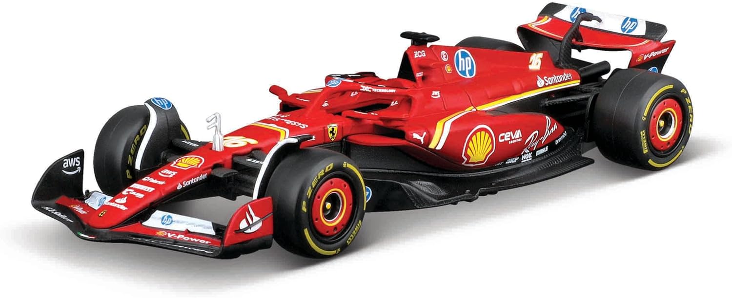 Maisto Mini Metal RC F1 2023 Ferrari Race Circuit