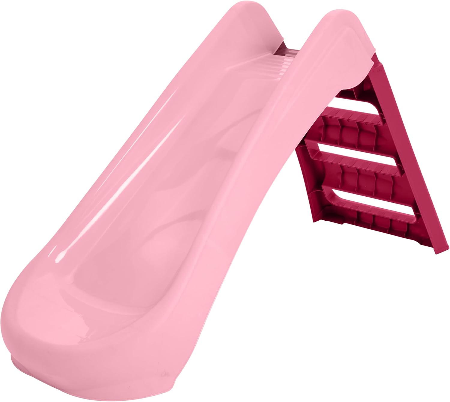Folding Pink Slide & Pink Ladder Steps