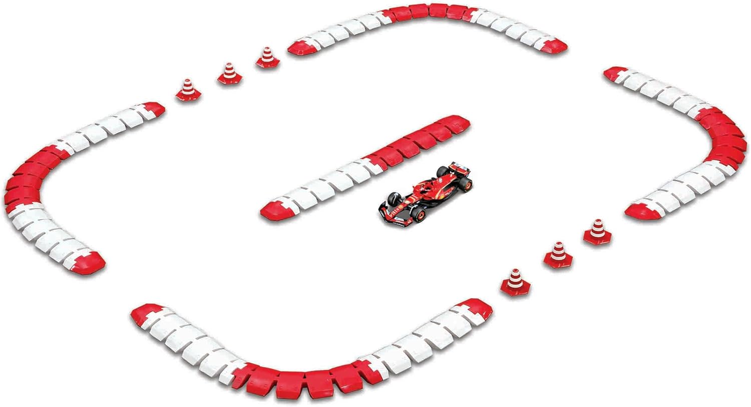 Maisto Mini Metal RC F1 2023 Ferrari Race Circuit