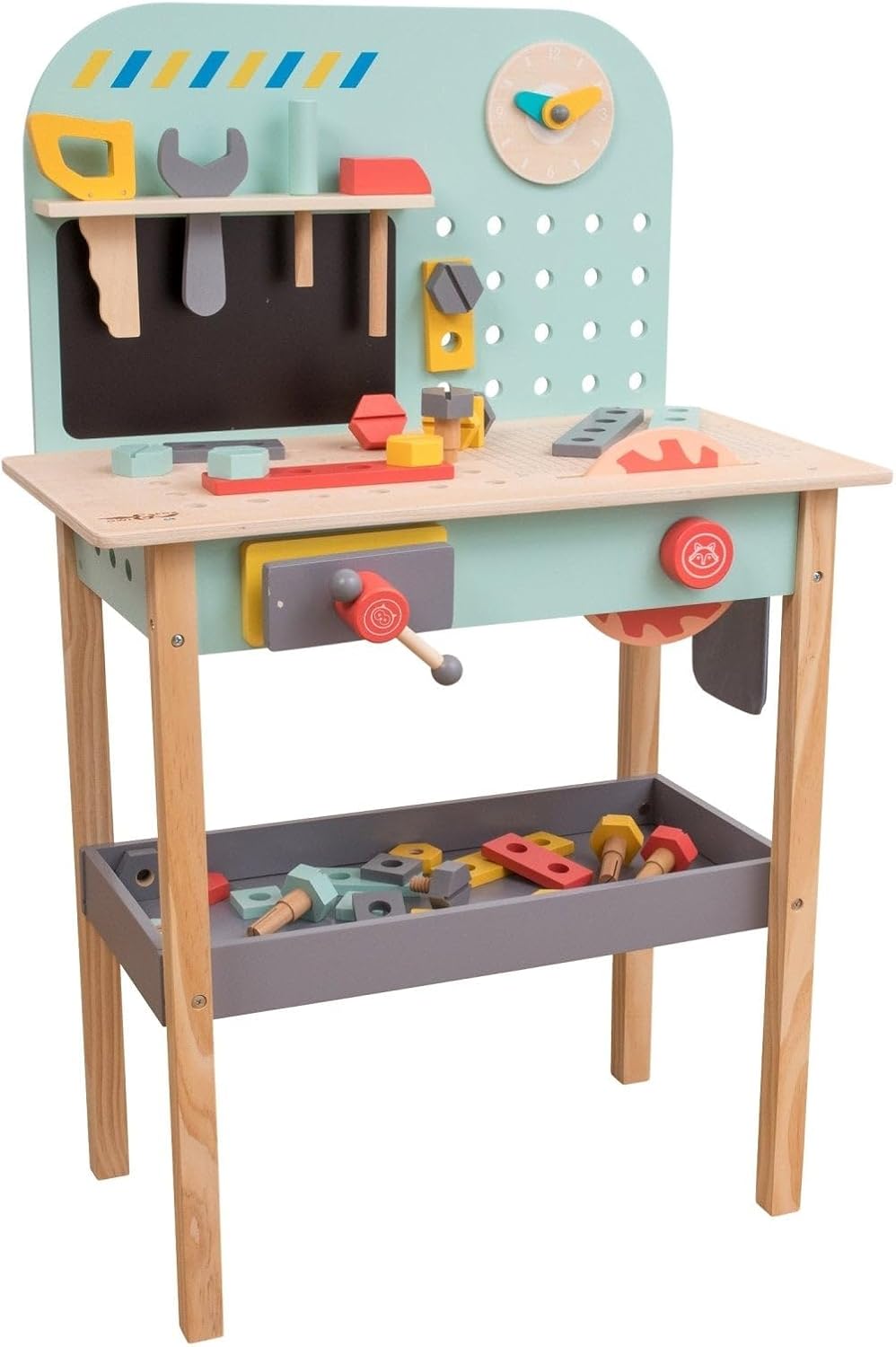 Owl & Fox Wooden Workbench