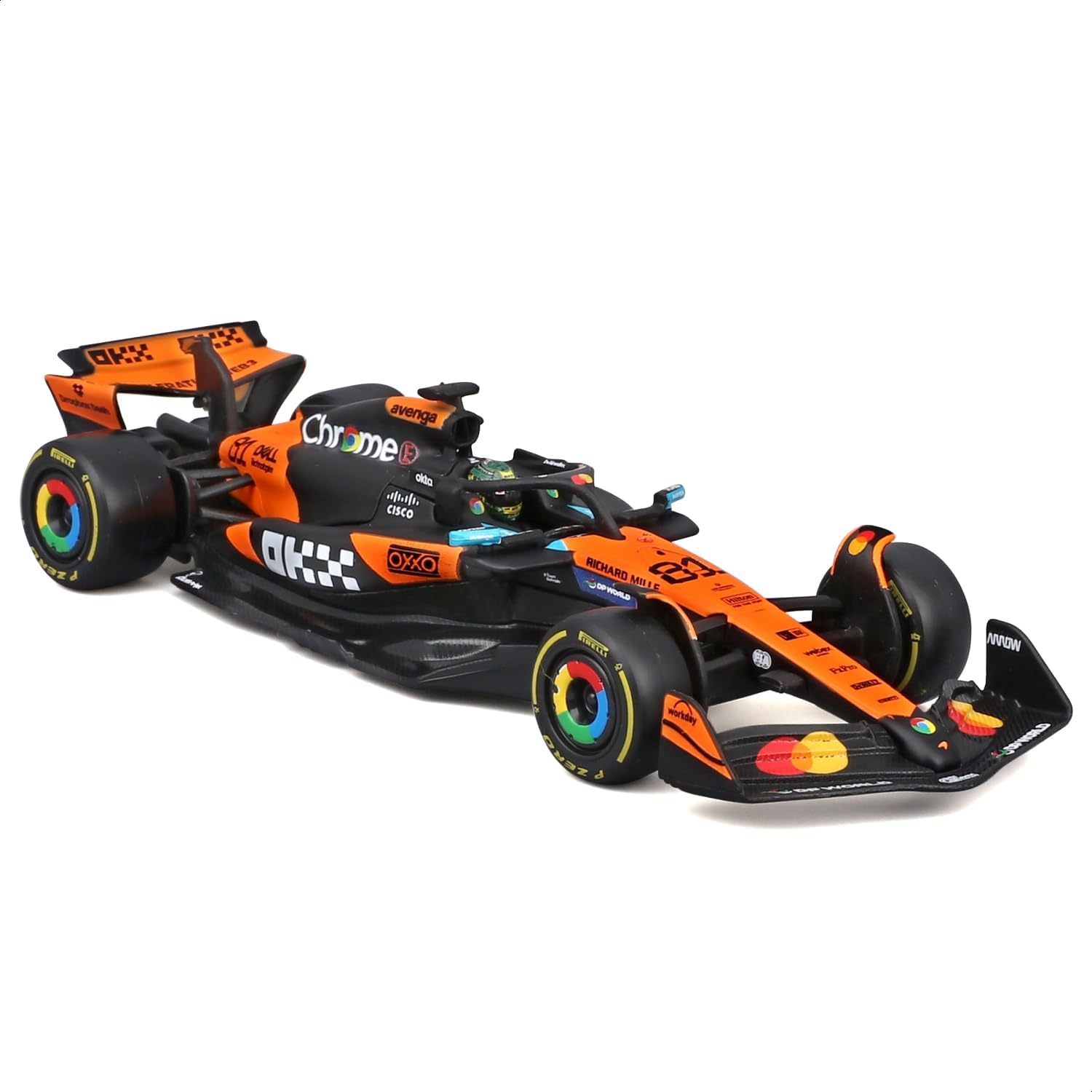 Bburago 1:43 F1 McClaren MCL39 2025 Piastri with Helmet