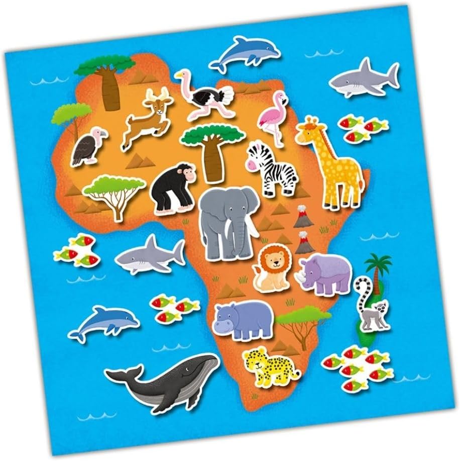 Galt Maps Reusable Sticker Book