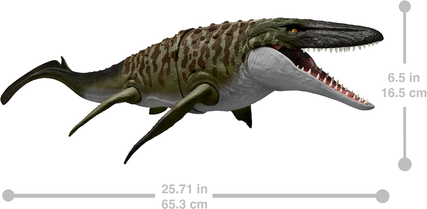 Jurassic World Rebirth - Bite 'N Blast Mosasaurus Dinosaur Action Figure