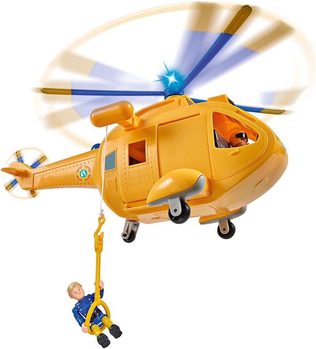 Fireman Sam Helicopter Wallaby II with Pilot Tom