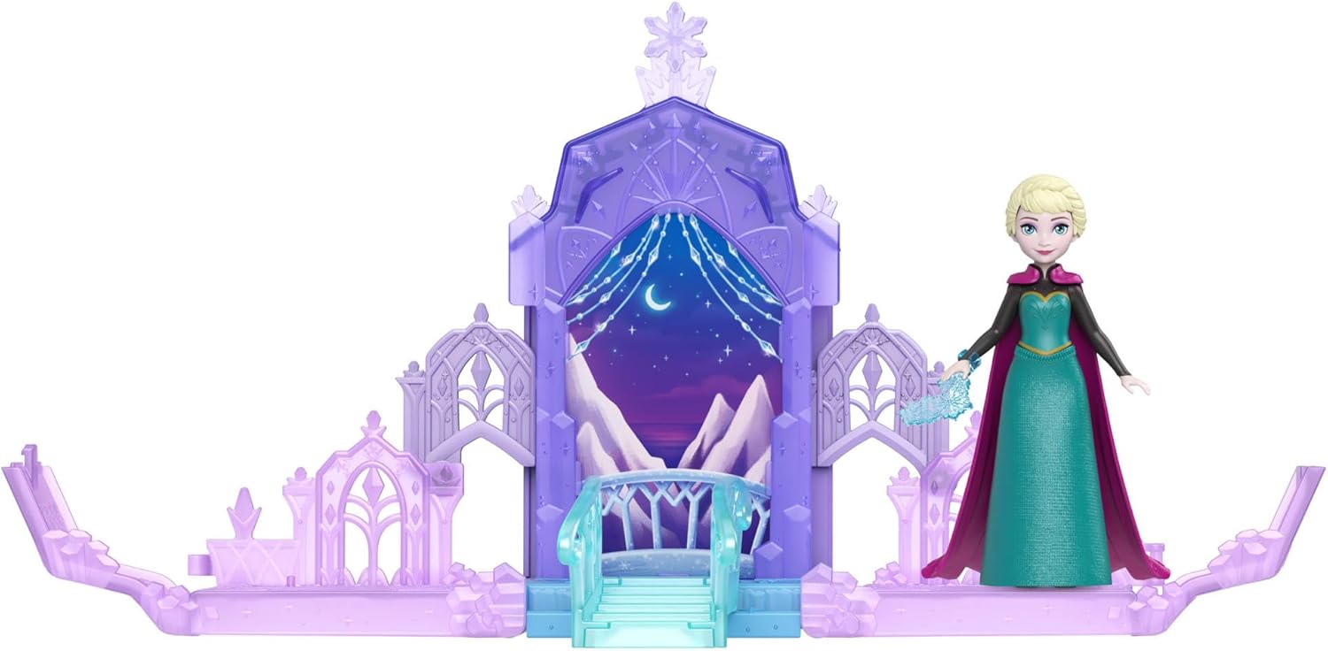 Disney Frozen Storytime Stackers Anna or Elsa Pop Up Castle with 4 Surprises