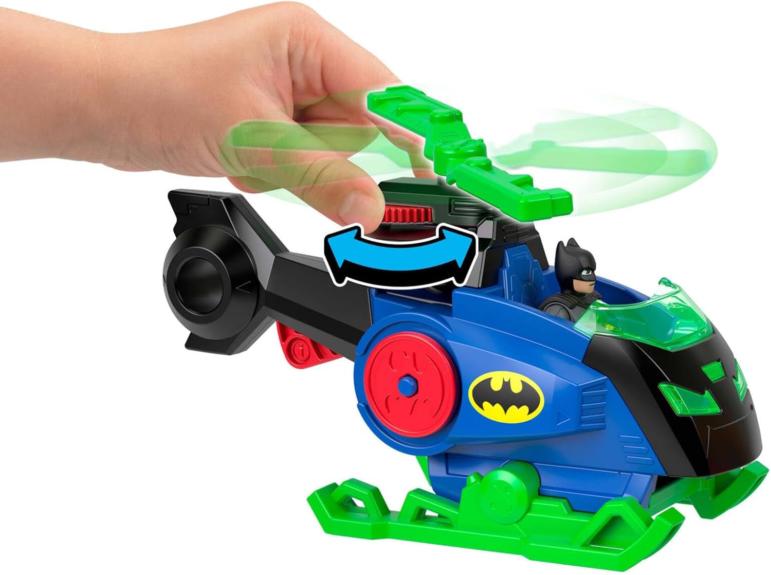 Fisher-Price Imaginext DC Super Friends Batcopter vs Man-Bat Playset