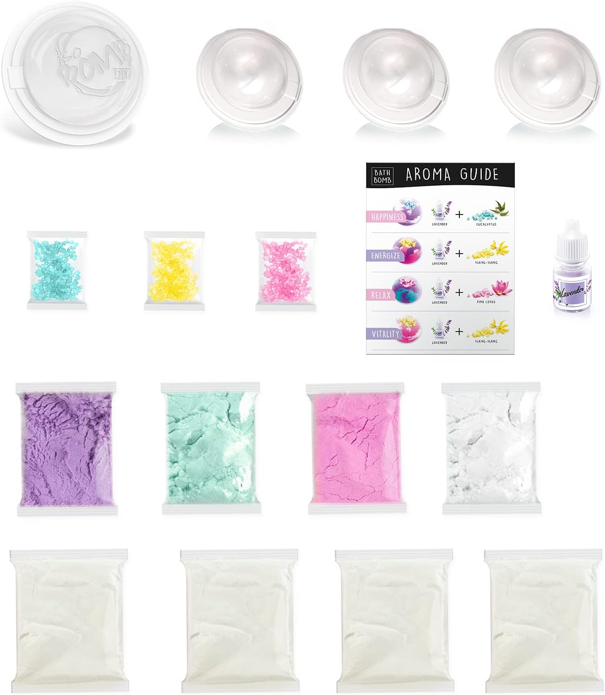 So Bomb DIY Aroma Bath Bomb Kit 6 Pack