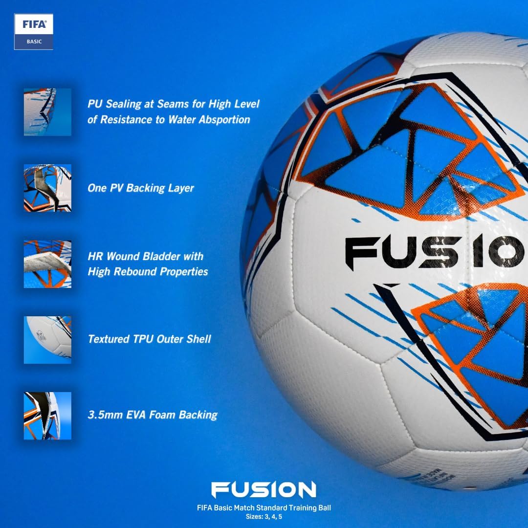 FIFA Precision Fusion Football White \ Blue