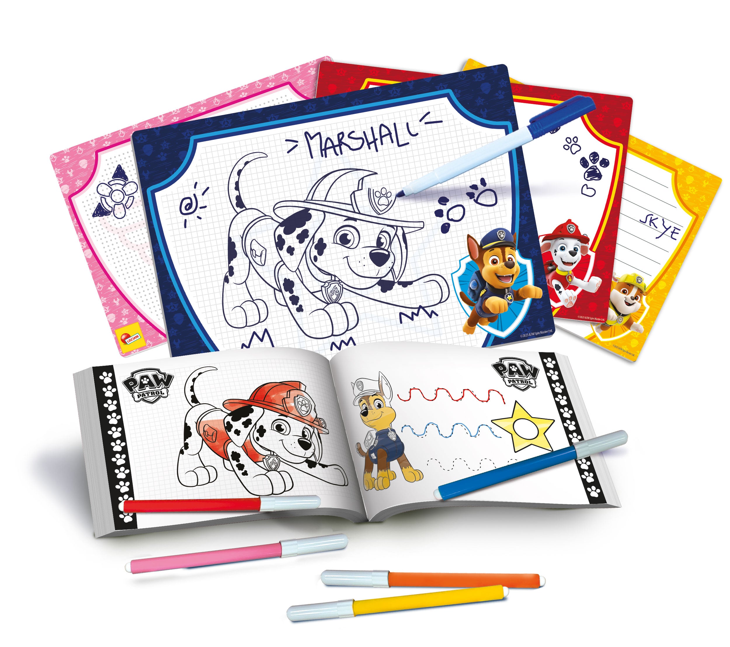 Lisciani Paw Patrol Drawing School