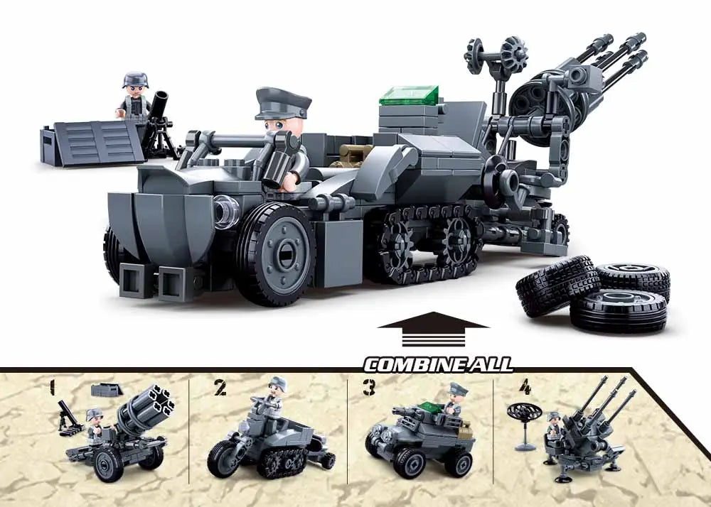 Sluban German Army 4in1 Playset