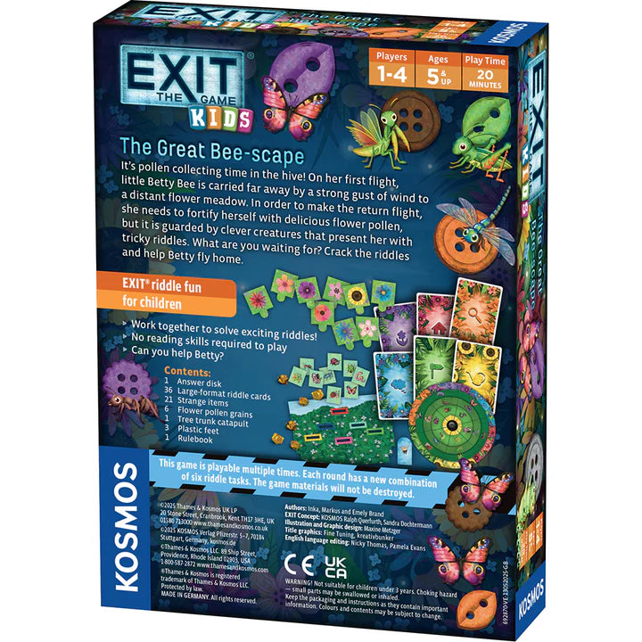 EXIT: The Game - Kids - The Great Bee-scape