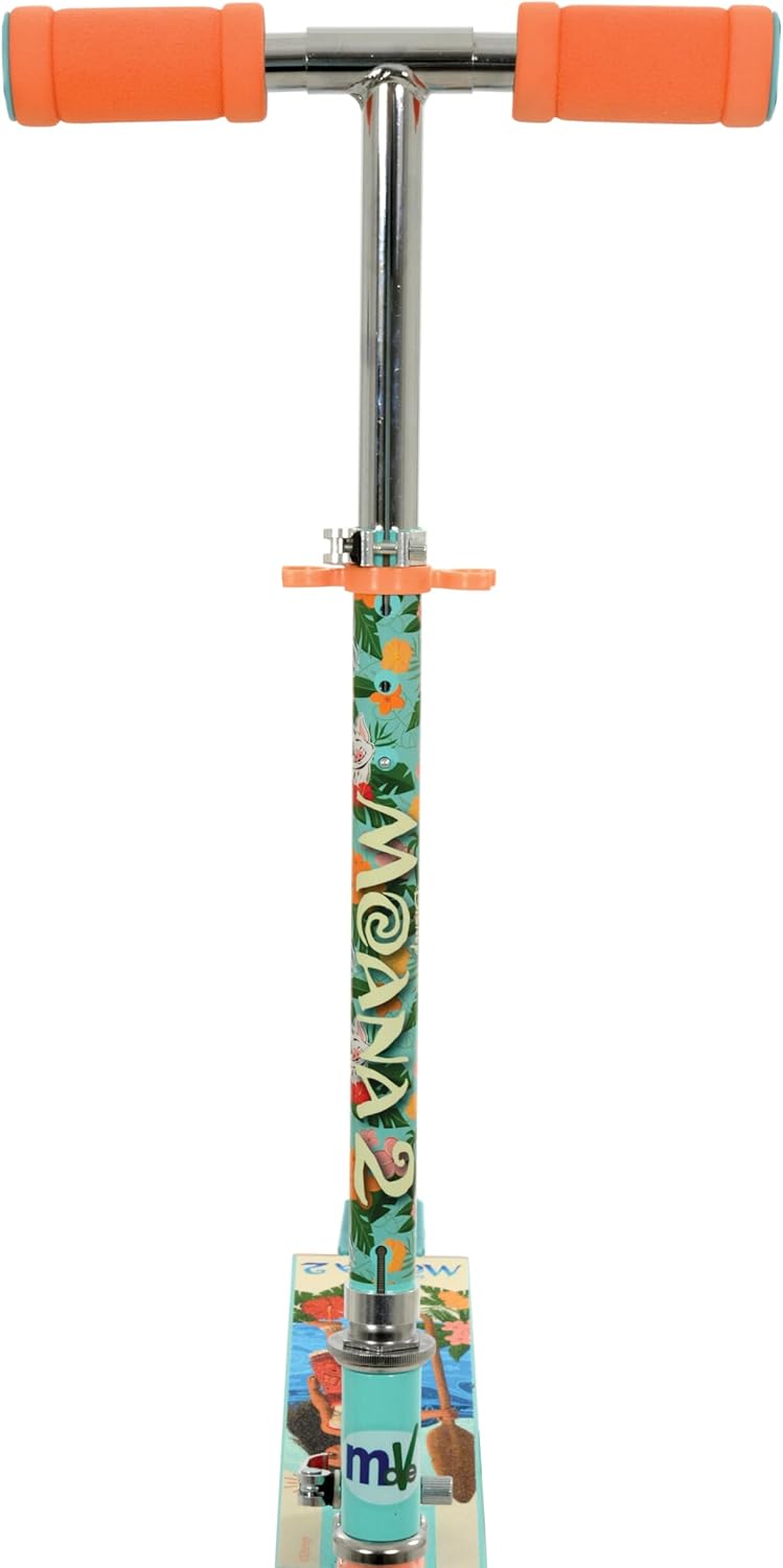 Moana 2 Folding In Line Scooter with Lights