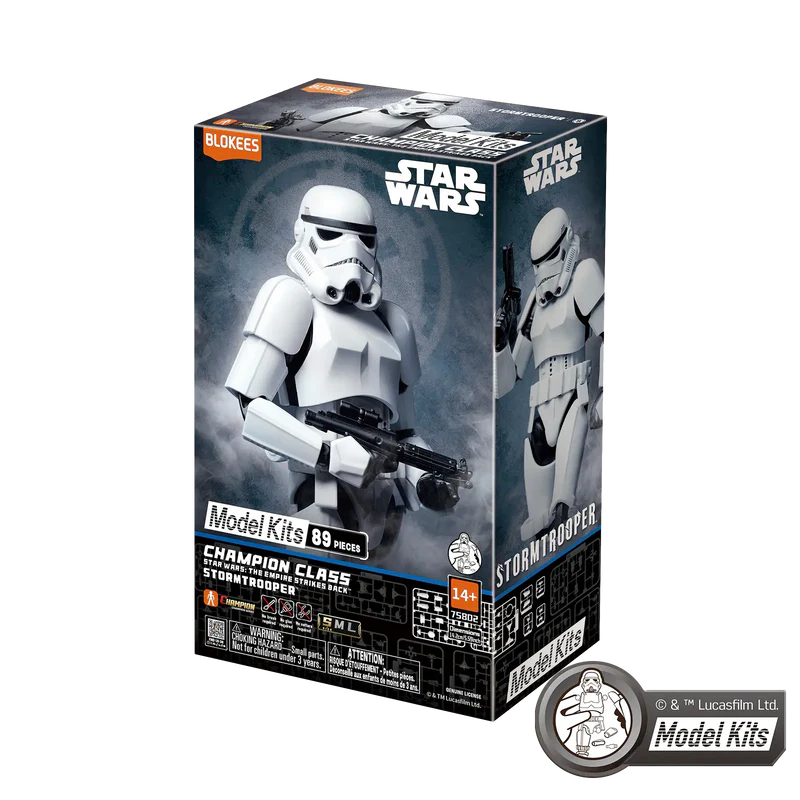 Blokees Star Wars The Empire Strikes Back - Storm Trooper Champion Class 89 Piece Figure