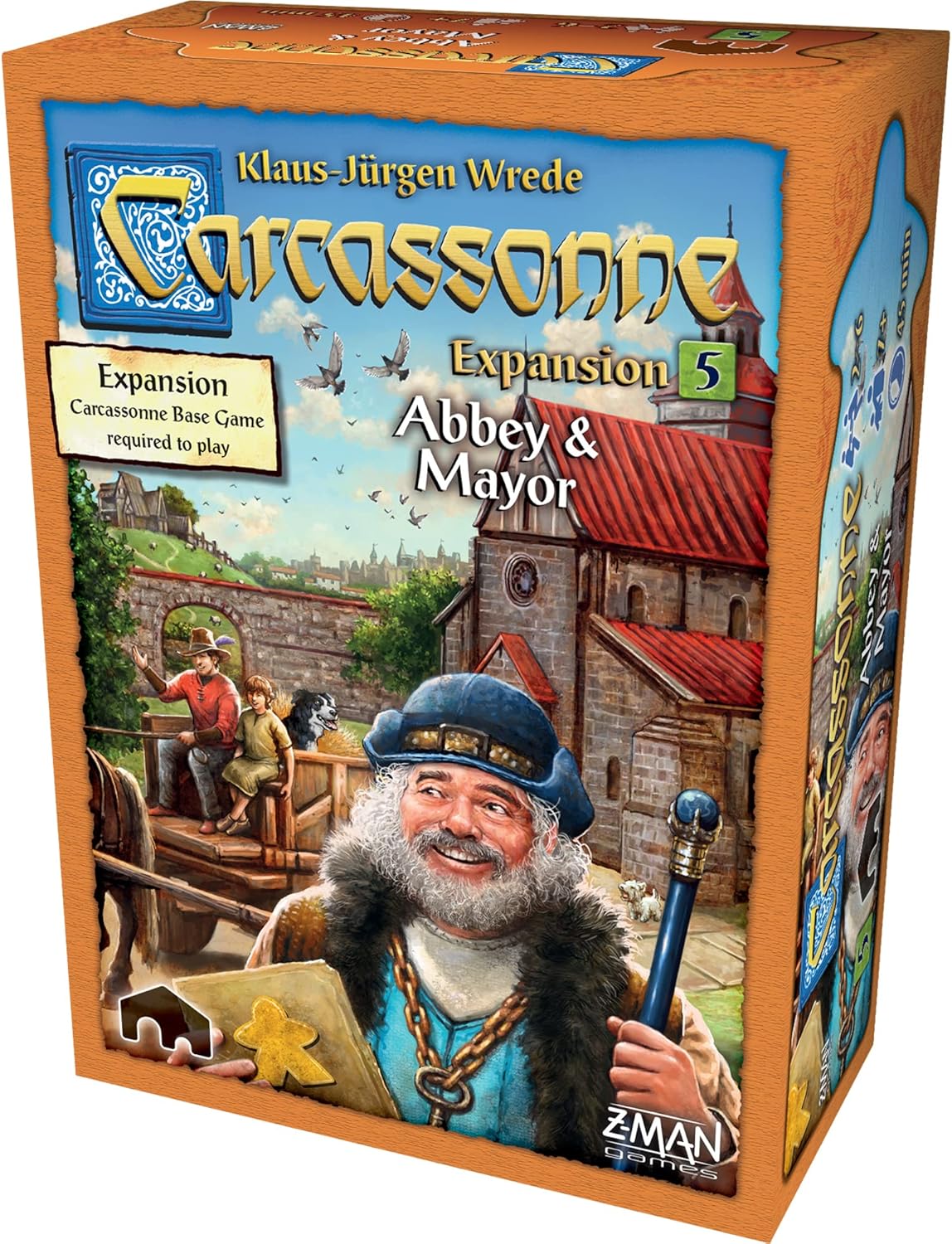 Carcassonne Abbey 5 Mayor Expansion Pack 5