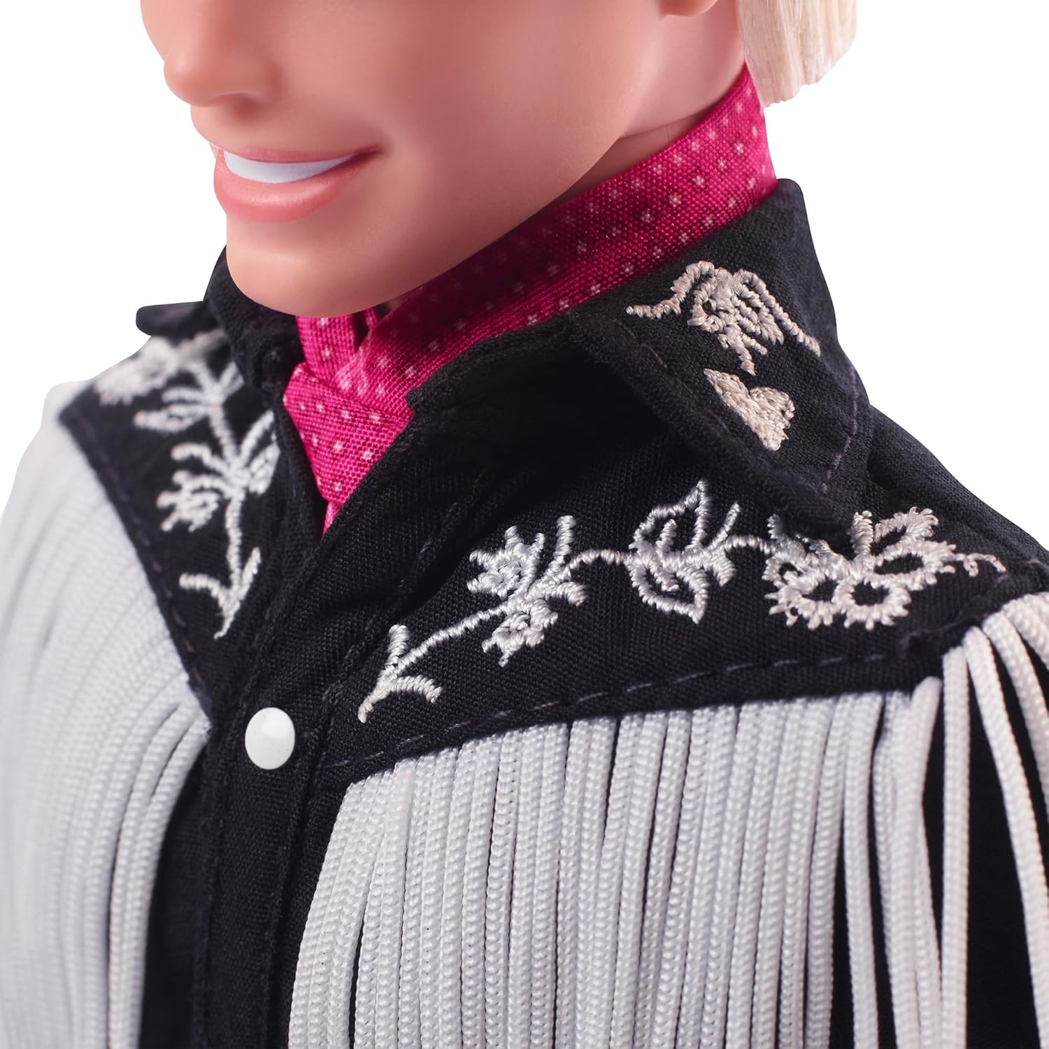 Barbie THE MOVIE, Ken Doll wearing Black and White Western Outfit