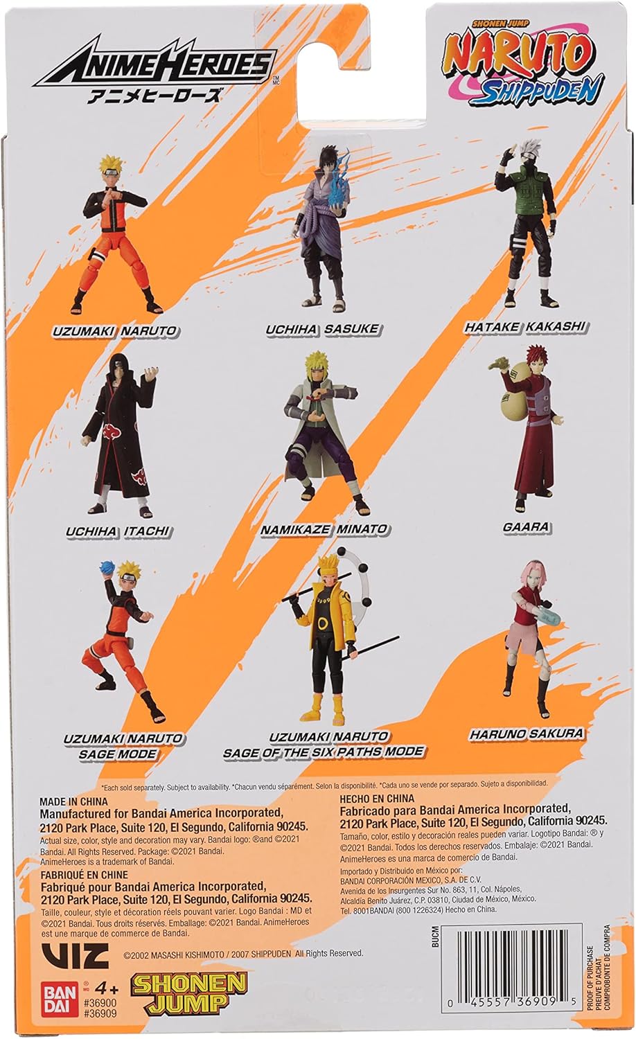 Anime Heroes Sakura 6.5" Action Figure