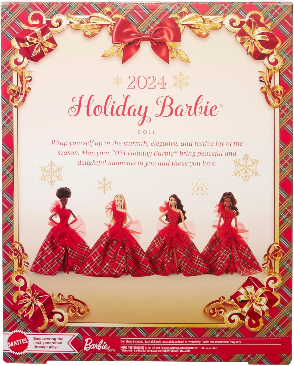 Barbie Signature Holiday Doll 2024 (Brown Hair)