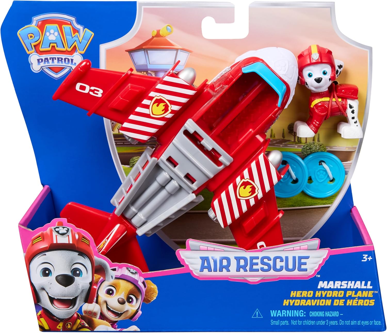 PAW Patrol Air Rescue Toy Marshall Hero Hydro Plan